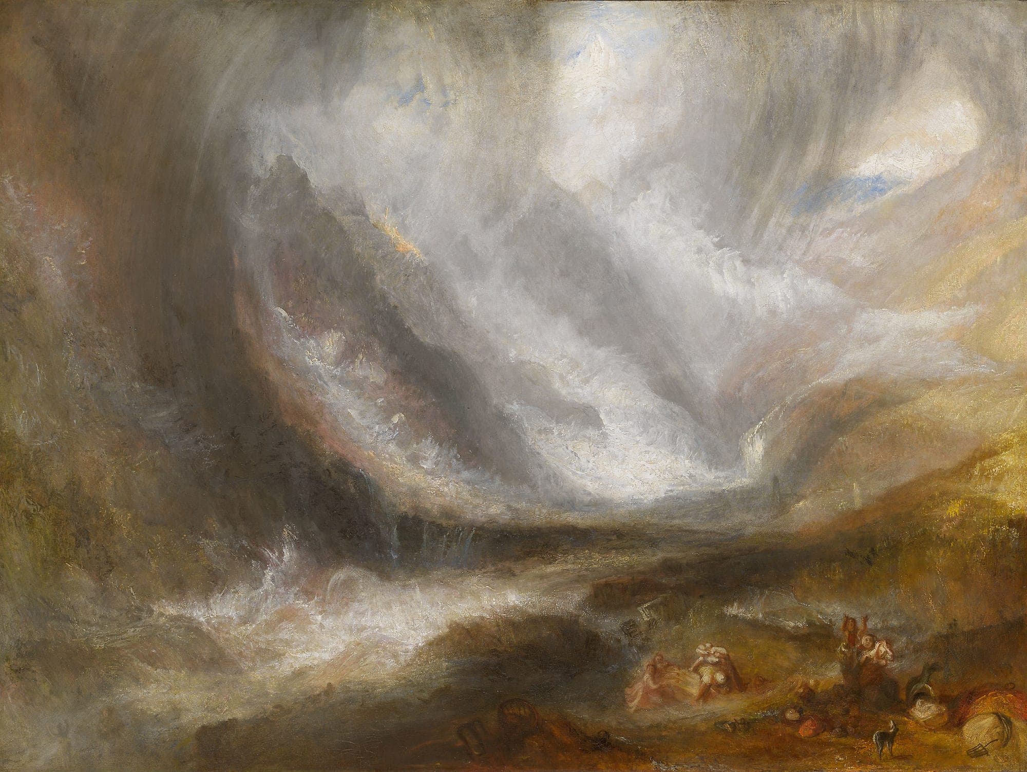 Valley of Aosta: Snowstorm, Avalanche, and Thunderstorm, Joseph Mallord William Turner