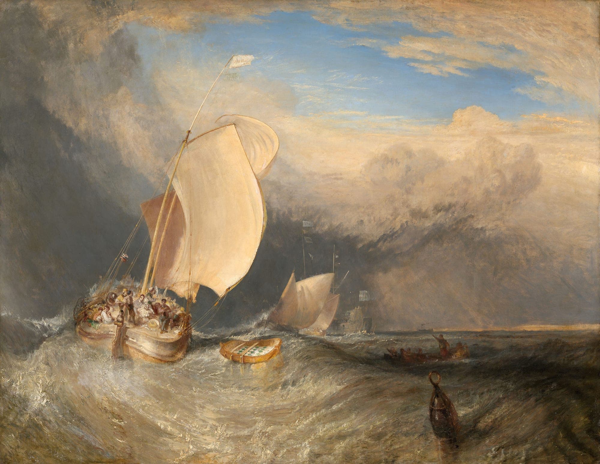 Fishing Boats with Hucksters Bargaining for Fish, Joseph Mallord William Turner