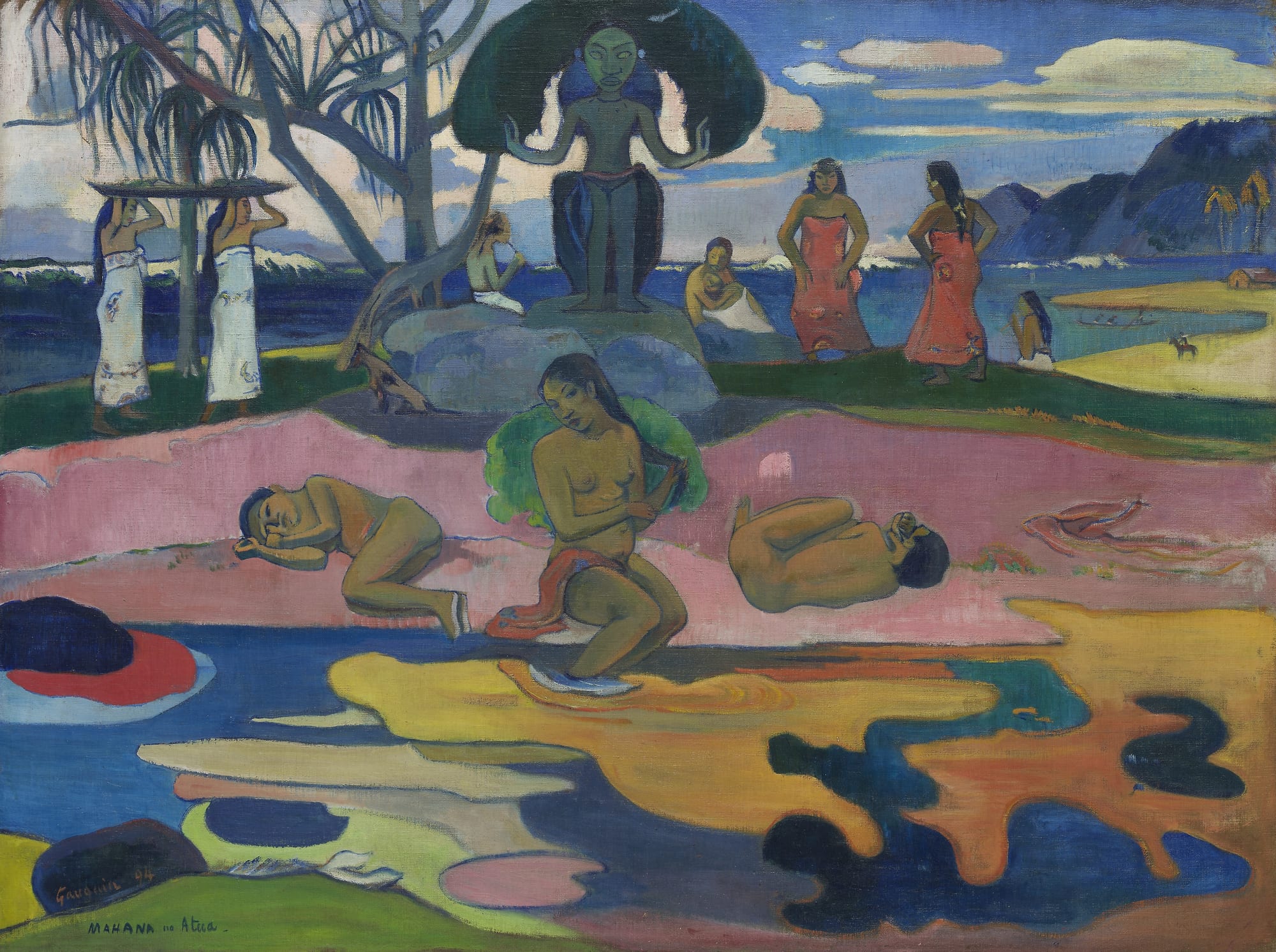 Mahana no atua (Day of the God), Paul Gauguin