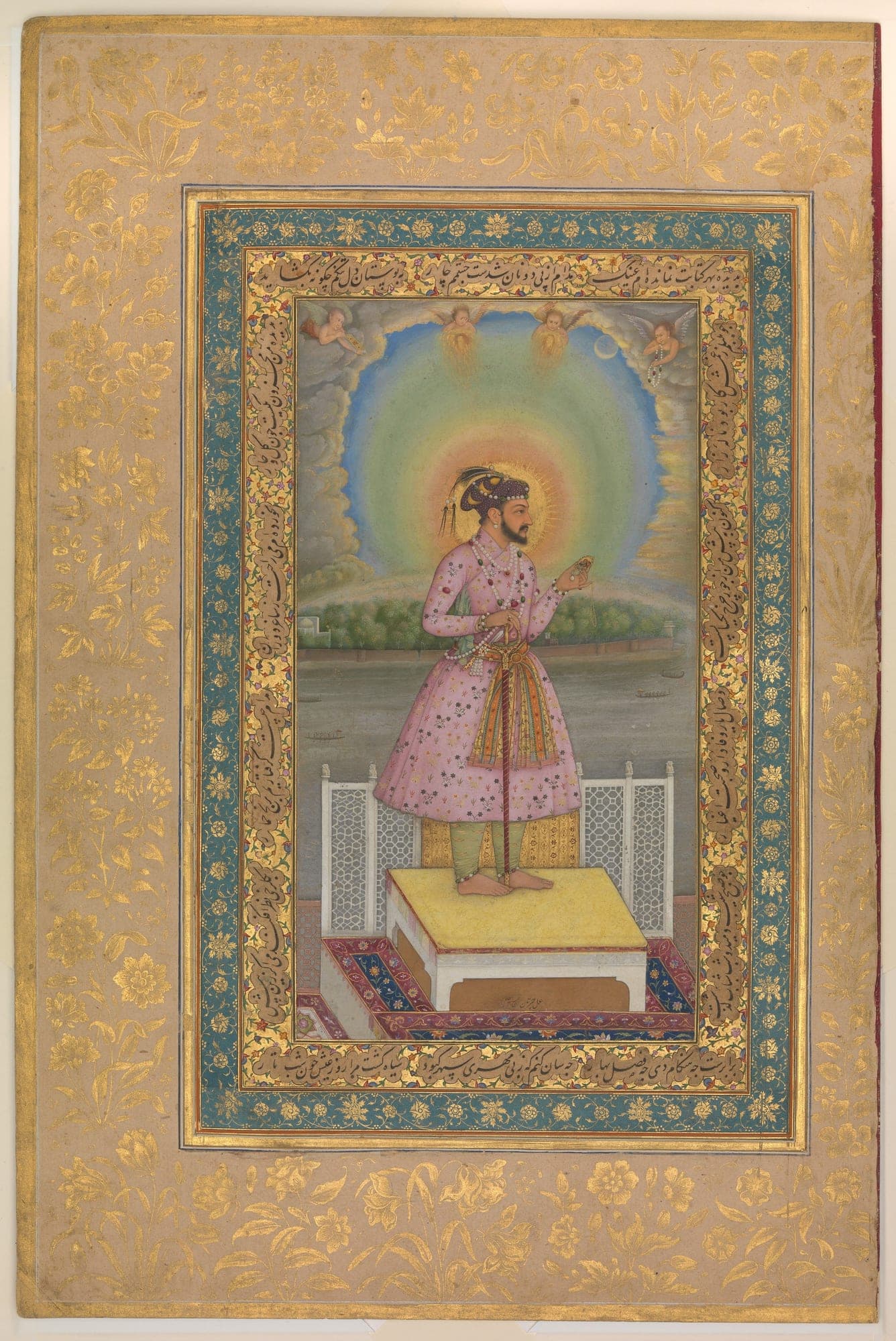 Shah Jahan on a Terrace, Chitarman