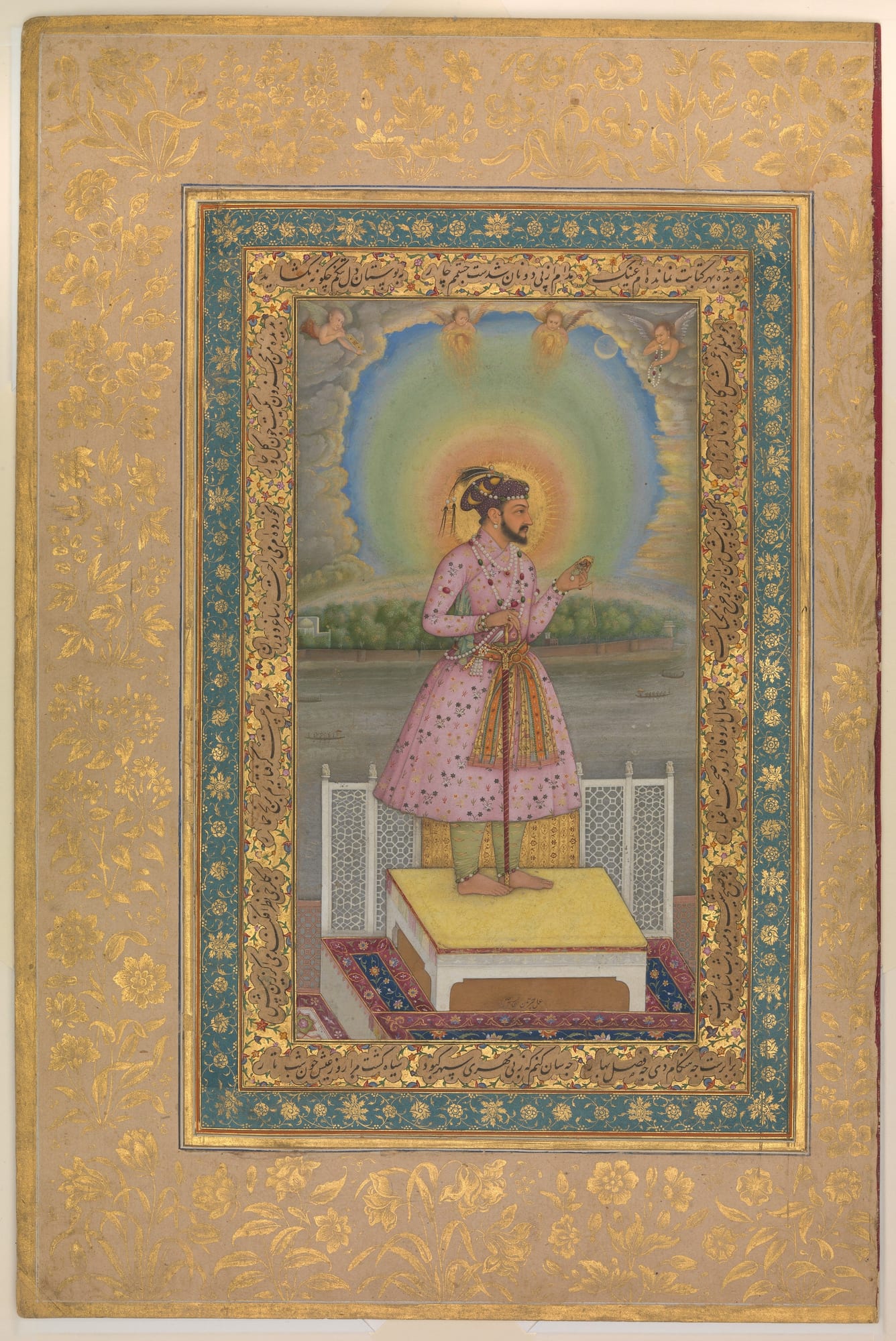 Shah Jahan on a Terrace, Chitarman