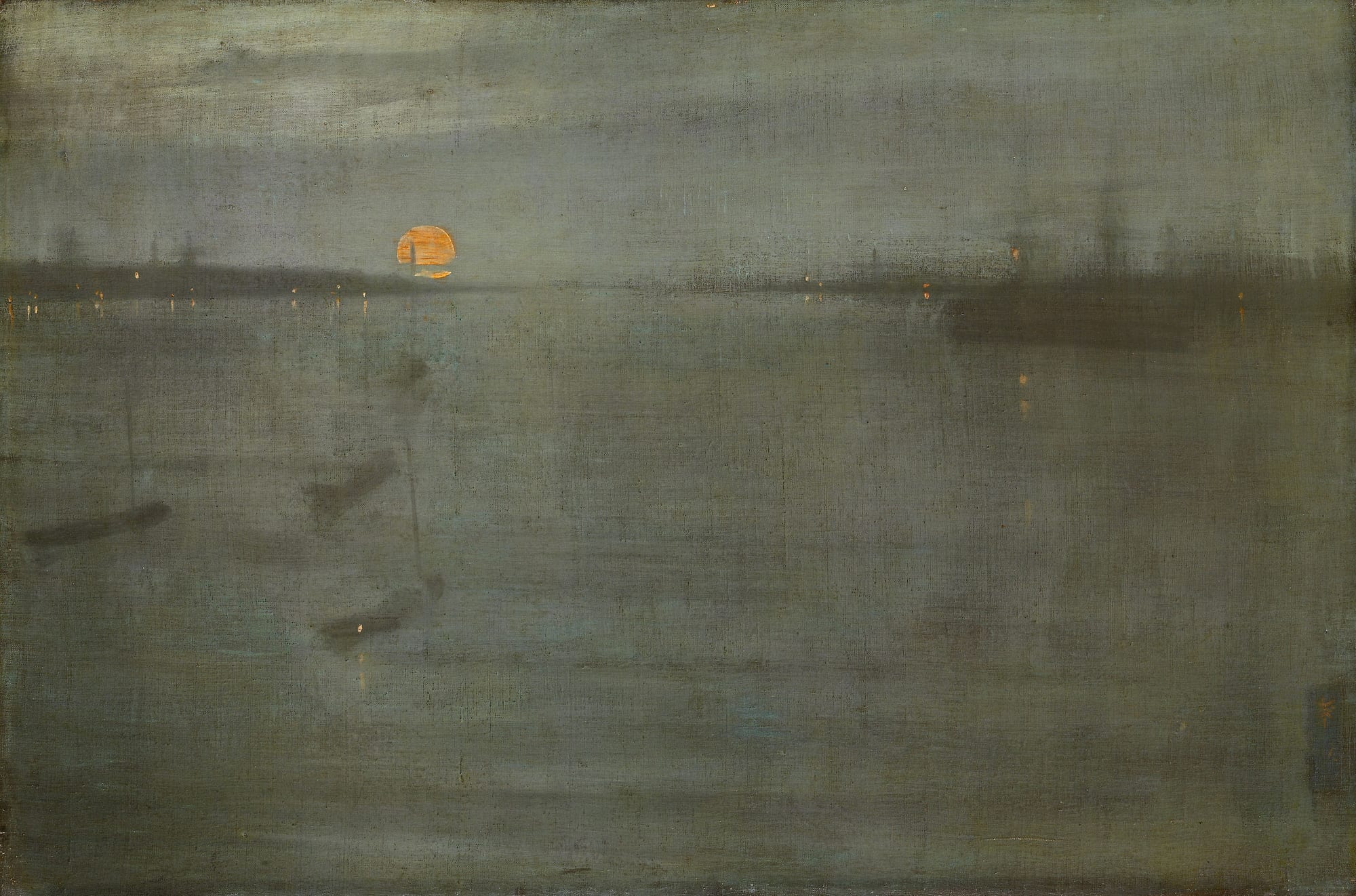 Nocturne: Blue and Gold—Southampton Water, James McNeill Whistler