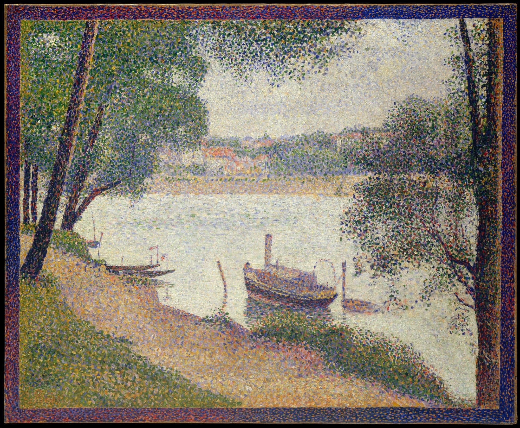 Gray Weather, Grande Jatte, Georges Seurat