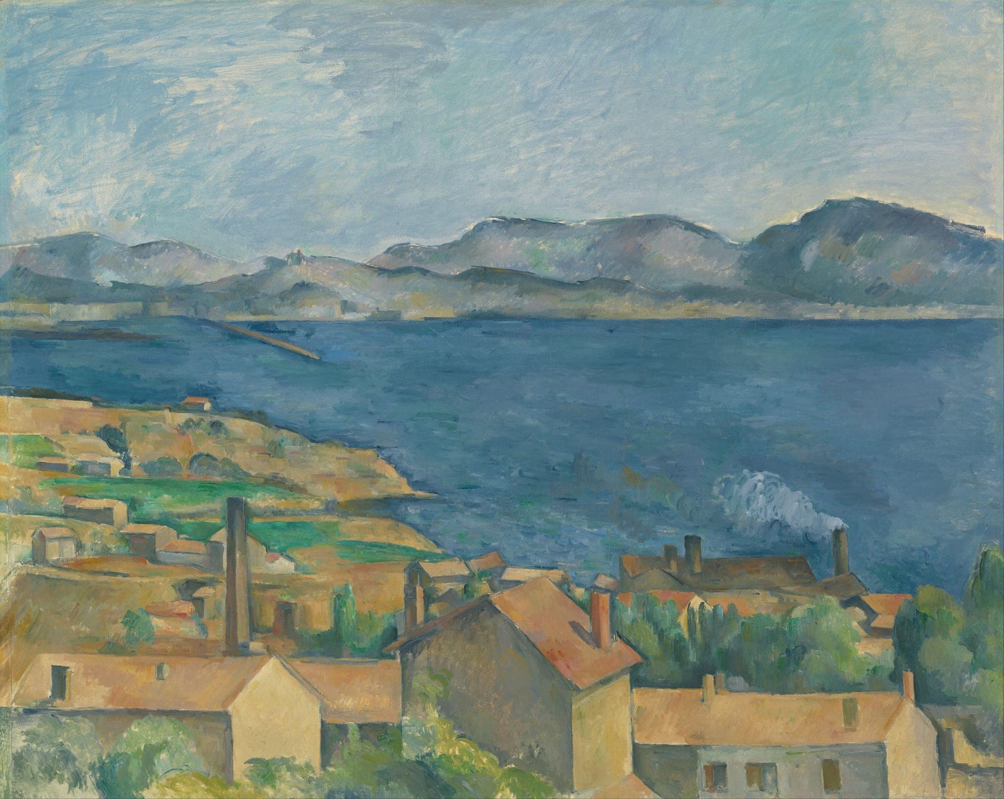 The Bay of Marseille, Seen from L'Estaque, Paul Cezanne