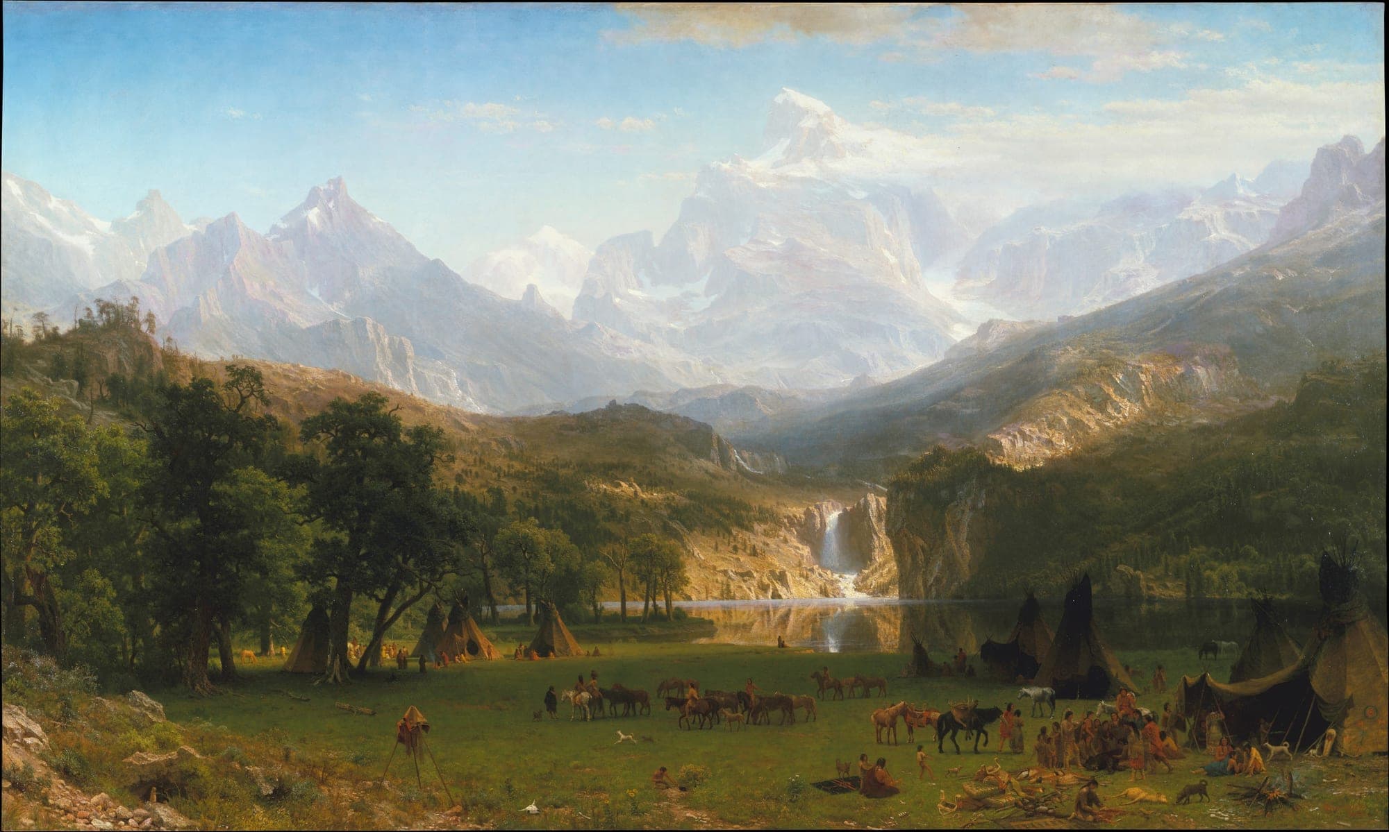 The Rocky Mountains, Lander's Peak, Albert Bierstadt