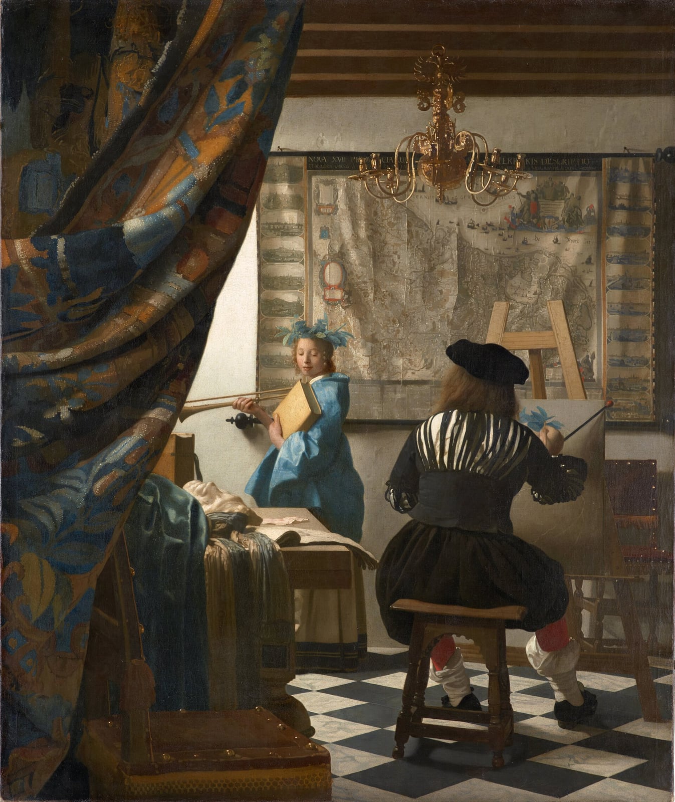 After Vermeer, The Art of Painting, Mateo Ferrante