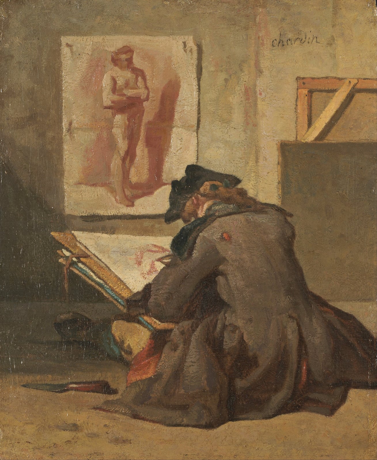 After Chardin, The Young Student, Mateo Ferrante
